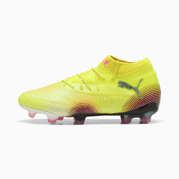 FUTURE 8 ULTIMATE FG Football Boots Women, Yellow Alert-PUMA Black-Sun Struck, large-MEX