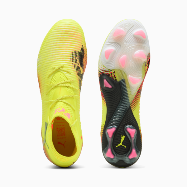 FUTURE 8 ULTIMATE FG Football Boots Women, Yellow Alert-PUMA Black-Sun Struck, large-MEX