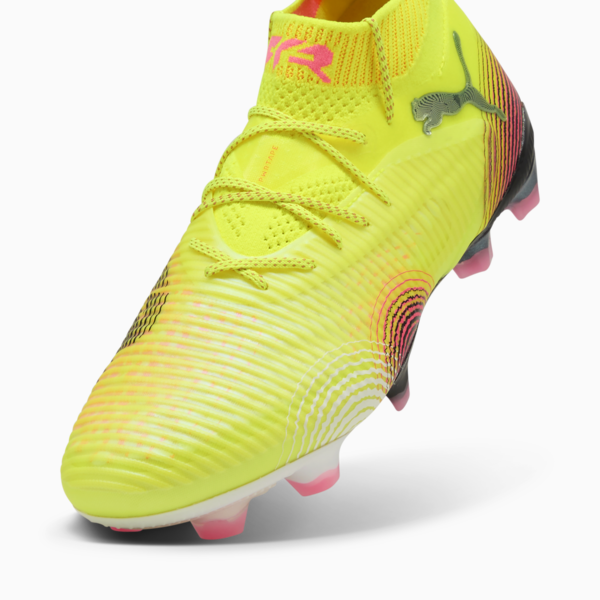 FUTURE 8 ULTIMATE FG Football Boots Women, Yellow Alert-PUMA Black-Sun Struck, large-MEX