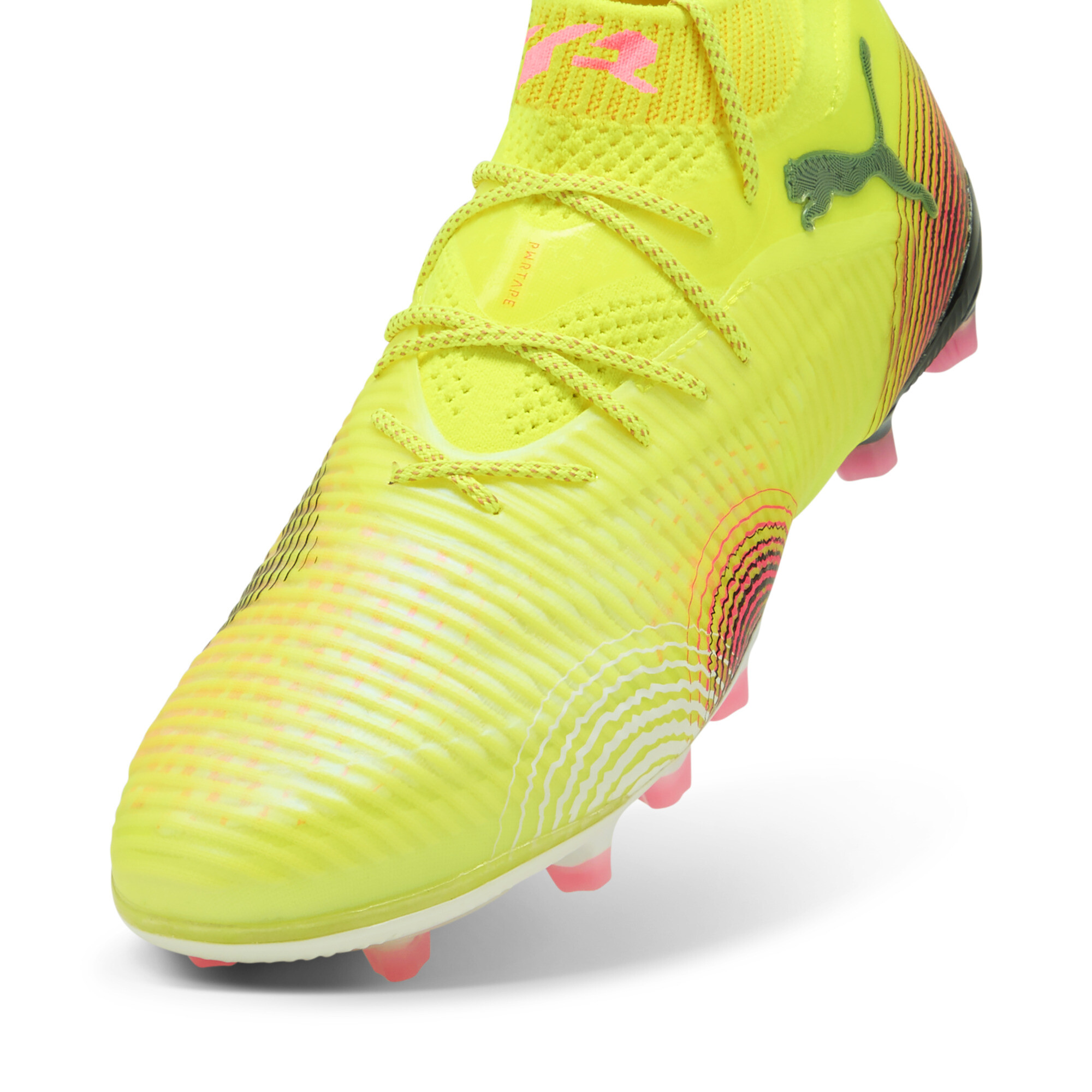 PUMA FUTURE 8 ULTIMATE AG voetbalschoenen voor Dames, Zwart/Geel, Maat 41 thumbnail 3