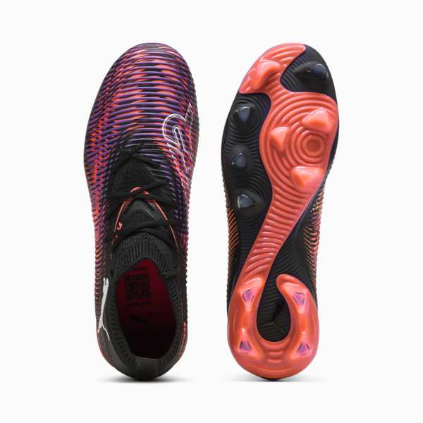 FUTURE 8 MATCH FG/AG Football Boots Women, PUMA Black-PUMA White-Glowing Red, large-MEX