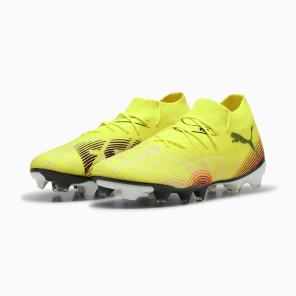 FUTURE 8 MATCH FG/AG Football Boots Women, Yellow Alert-PUMA Black-Sun Struck, large-MEX
