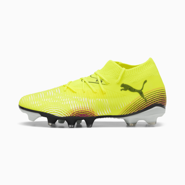 FUTURE 8 MATCH FG/AG Football Boots Women, Yellow Alert-PUMA Black-Sun Struck, large-MEX