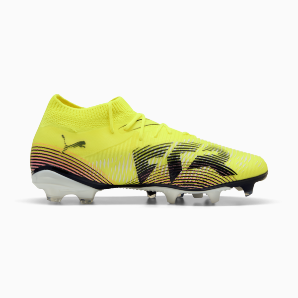 FUTURE 8 MATCH FG/AG Football Boots Women, Yellow Alert-PUMA Black-Sun Struck, large-MEX