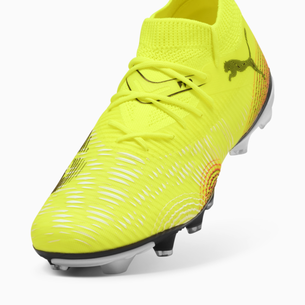 FUTURE 8 MATCH FG/AG Football Boots Women, Yellow Alert-PUMA Black-Sun Struck, large-MEX