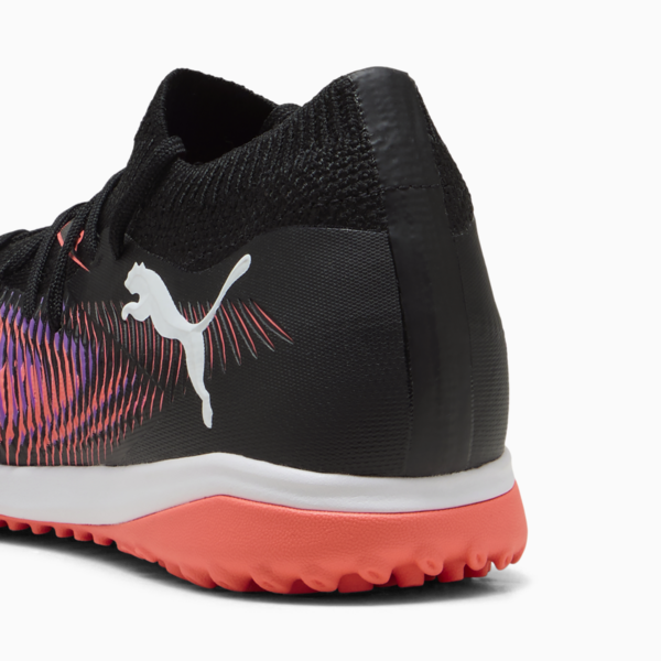 Tacos de fútbol FUTURE 8 MATCH TT para mujer, PUMA Black-PUMA White-Glowing Red, large-MEX