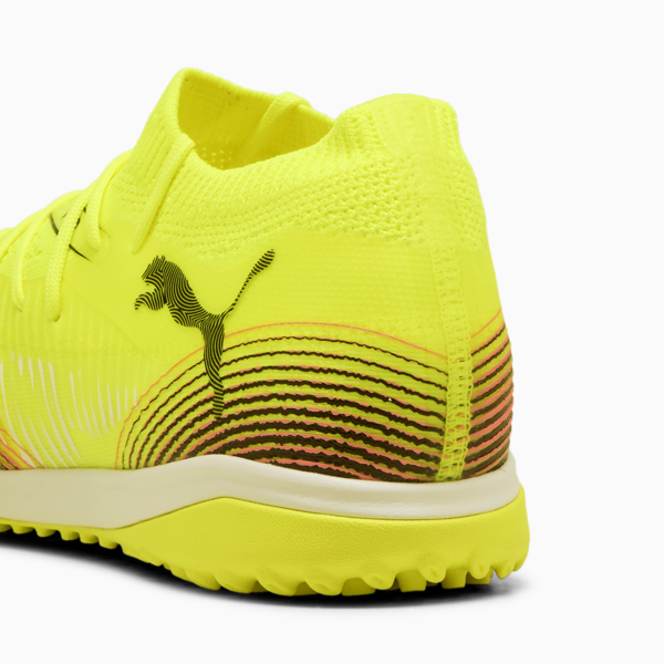 Tacos de fútbol FUTURE 8 MATCH TT para mujer, Yellow Alert-PUMA Black-Sun Struck, large-MEX