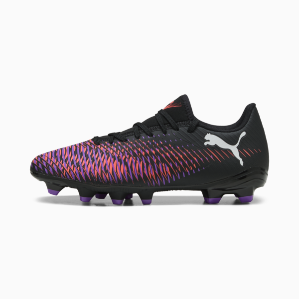 Tacos de fútbol FUTURE 8 MATCH FG/AG para mujer, PUMA Black-PUMA White-Glowing Red, large-MEX