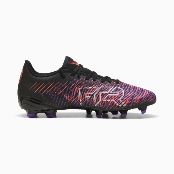 Tacos de fútbol FUTURE 8 MATCH FG/AG para mujer, PUMA Black-PUMA White-Glowing Red, large-MEX