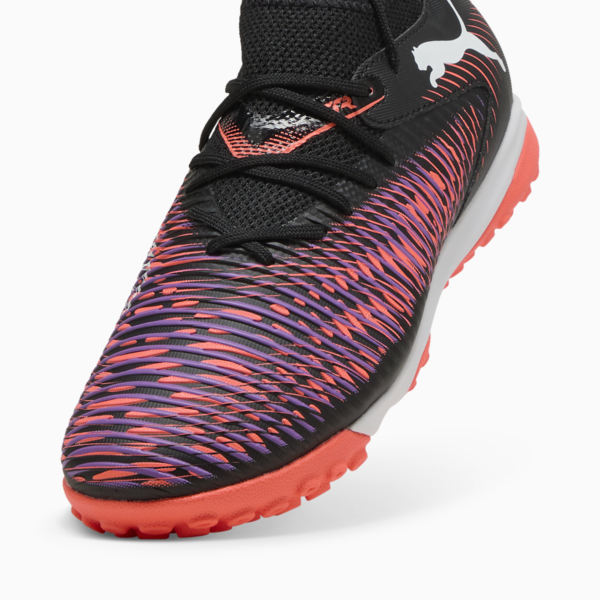Tacos de fútbol FUTURE 8 MATCH TT, PUMA Black-PUMA White-Glowing Red, large-MEX
