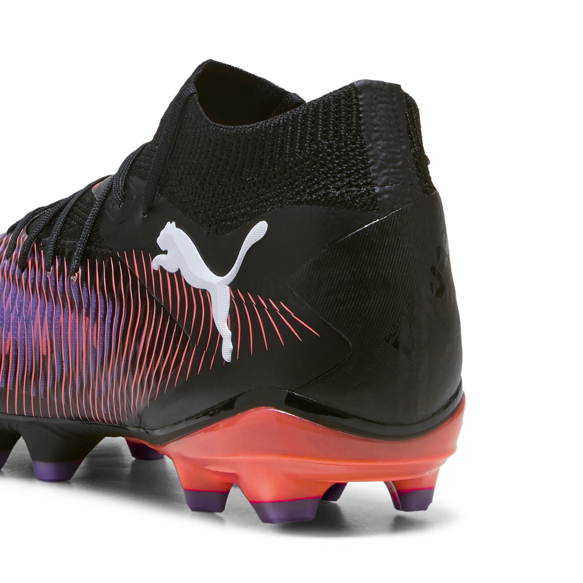 PUMA FUTURE 8 PRO FG/AG voetbalschoenen voor Dames, Zwart/Rood/Wit, Maat 38,5 thumbnail 5