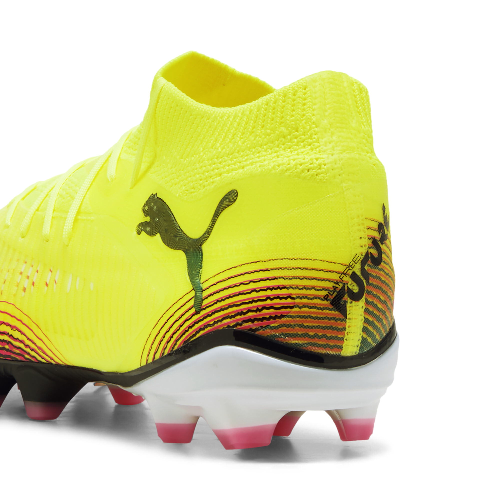 PUMA FUTURE 8 PRO FG/AG voetbalschoenen voor Dames, Zwart/Geel, Maat 42,5 thumbnail 5
