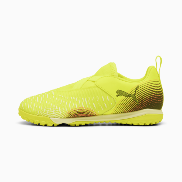 Tacos de fútbol FUTURE 8 MATCH TT +Mid para adolescentes, Yellow Alert-PUMA Black-Sun Struck, large-MEX