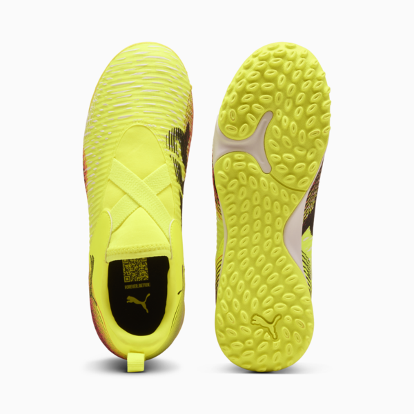 Tacos de fútbol FUTURE 8 MATCH TT +Mid para adolescentes, Yellow Alert-PUMA Black-Sun Struck, large-MEX