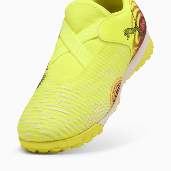 Tacos de fútbol FUTURE 8 MATCH TT +Mid para adolescentes, Yellow Alert-PUMA Black-Sun Struck, large-MEX