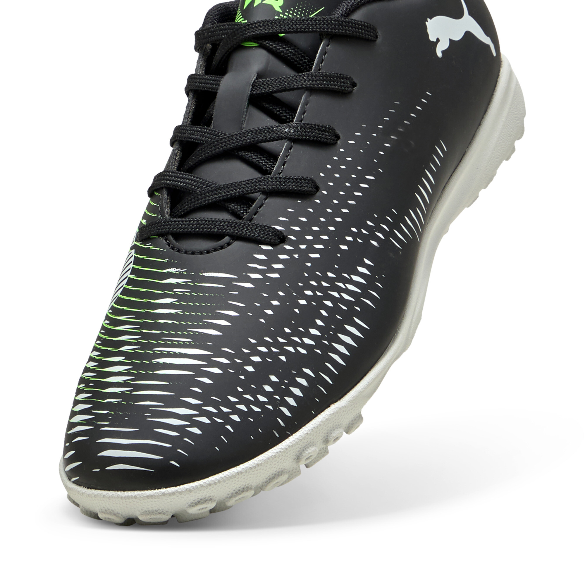 FUTURE 8 PLAY TT voetbalschoenen, Groen/Zwart/Grijs, Maat 31 | PUMA