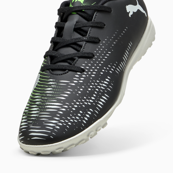 Tacos de fútbol adolescente FUTURE 8 PLAY TT para adolescentes, PUMA Black-Cool Light Gray-Fluo Green, large-MEX