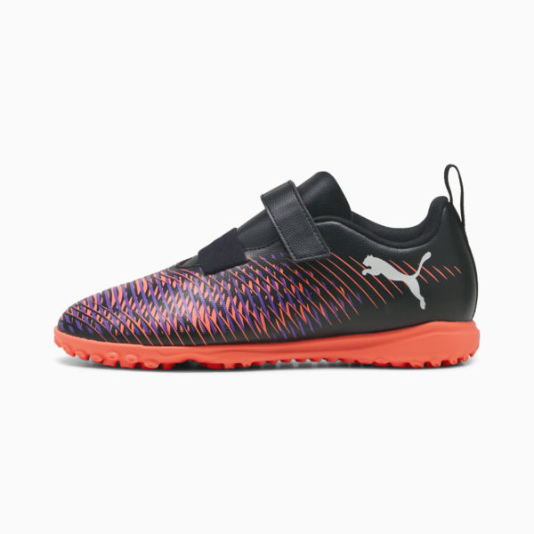 Tacos de fútbol adolescente FUTURE 8 PLAY TT, PUMA Black-PUMA White-Glowing Red, large-MEX