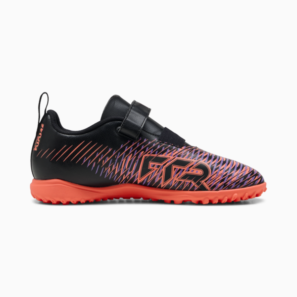 Tacos de fútbol adolescente FUTURE 8 PLAY TT, PUMA Black-PUMA White-Glowing Red, large-MEX