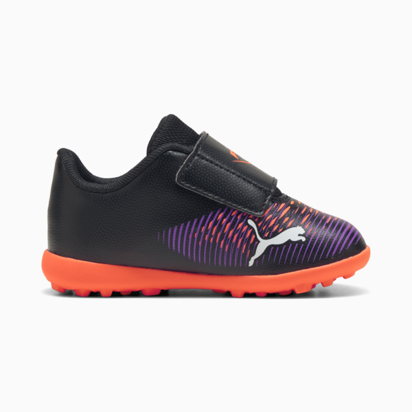 Tacos de fútbol FUTURE 8 PLAY TT para bebés, PUMA Black-PUMA White-Glowing Red, large-MEX