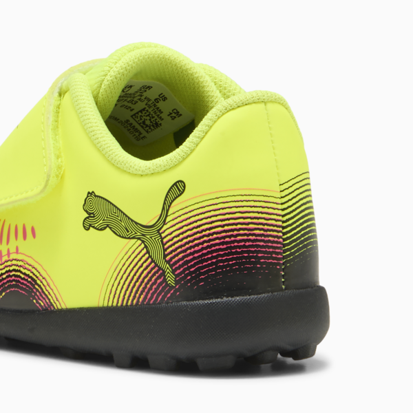 FUTURE 8 PLAY TT V Football Boots Kids, Yellow Alert-PUMA Black-Sun Struck, large-MEX