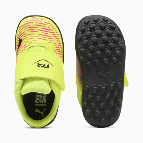 FUTURE 8 PLAY TT V Football Boots Kids, Yellow Alert-PUMA Black-Sun Struck, large-MEX