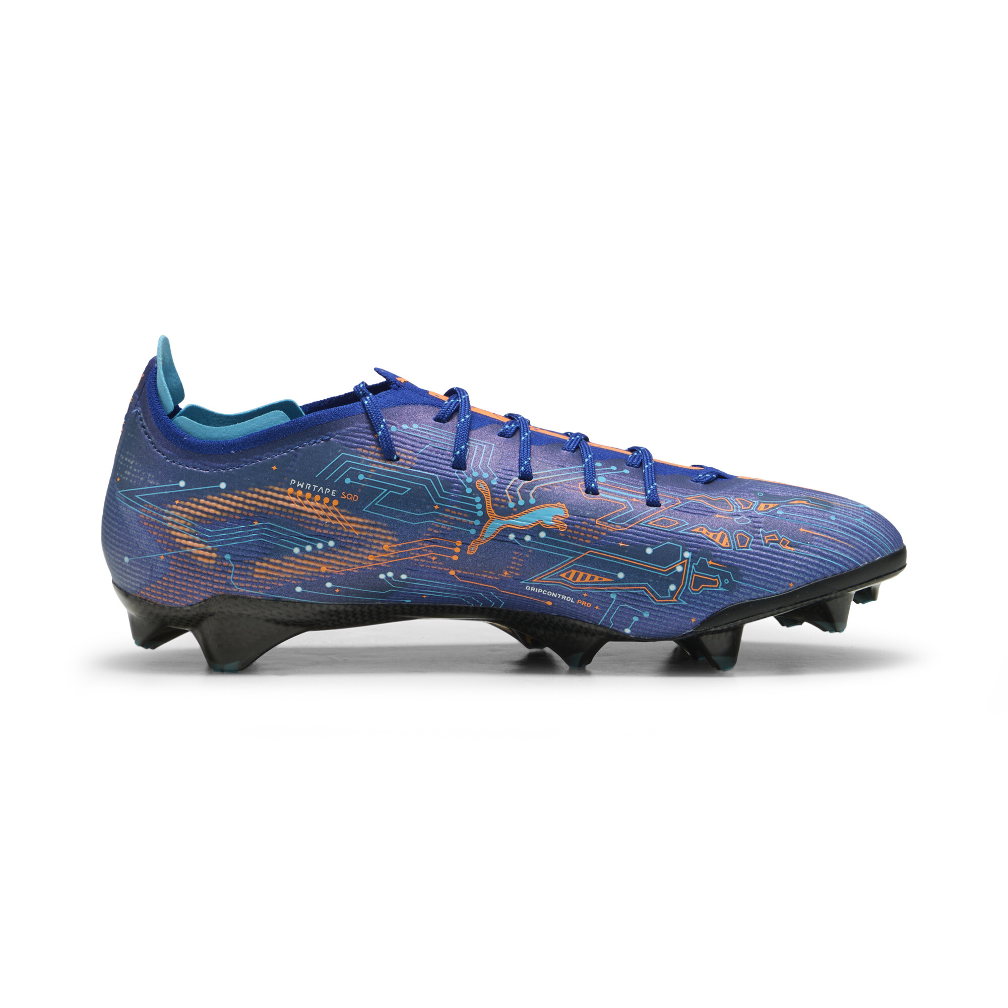 PUMA ULTRA 5 CARBON SPEED FG uniseks voetbalschoenen, Blauw, Maat 44 thumbnail 4