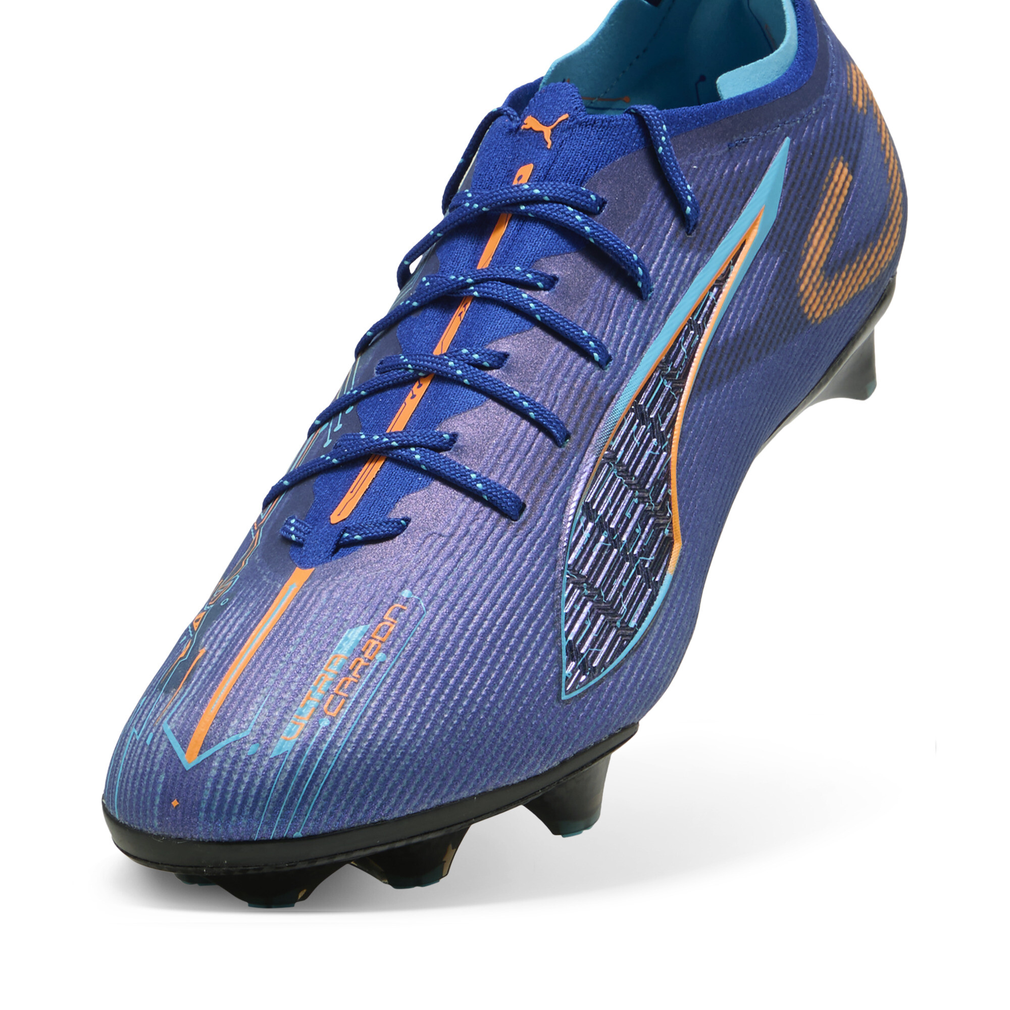 ULTRA 5 CARBON SPEED FG uniseks voetbalschoenen, Blauw, Maat 42,5 | PUMA