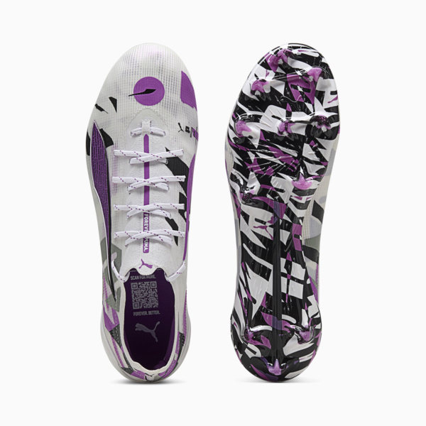 ULTRA 5 ULTIMATE FOREVER FG Football Boots Unisex, PUMA White-Pure Magenta-Feather Gray-PUMA Black, large-ZAF