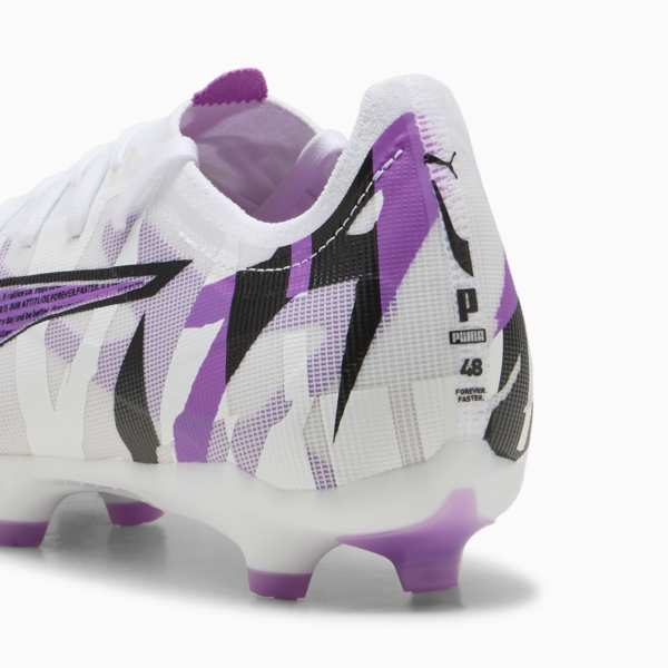 Tacos de fútbol ULTRA 5 MATCH FOREVER FG/AG, PUMA White-Pure Magenta-Feather Gray-PUMA Black, large-MEX