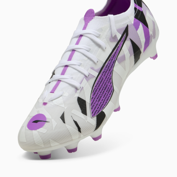 Tacos de fútbol ULTRA 5 MATCH FOREVER FG/AG, PUMA White-Pure Magenta-Feather Gray-PUMA Black, large-MEX