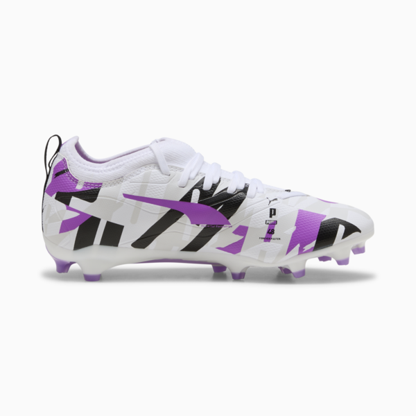 Tacos de fútbol ULTRA 5 MATCH FOREVER FG/AG para adolescentes, PUMA White-Pure Magenta-Feather Gray-PUMA Black, large-MEX