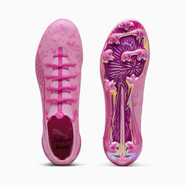 ULTRA 5 ULTIMATE x KIDSUPER FG Football Boots Unisex, Pink Lilac-Fast Pink-Ravish, large-ZAF