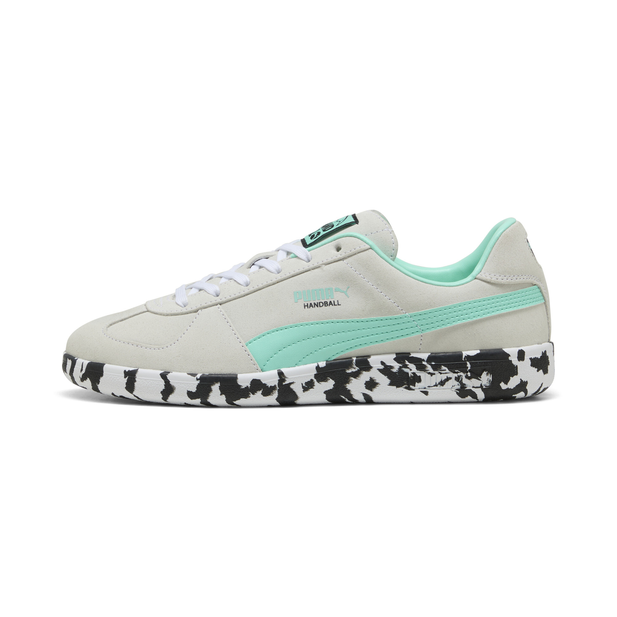 Puma UNTMD Handballschuhe Unisex | White/Electric Peppermint/Black | Größe: 48