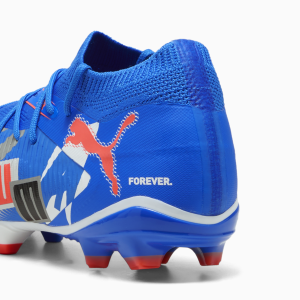 Tacos de fútbol FUTURE 8 MATCH FG/AG, PUMA White-Ultra Blue-Feather Gray-PUMA Black-Glowing Red, large-MEX