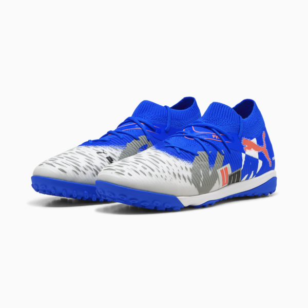 Tacos de fútbol FUTURE 8 MATCH FOREVER TT, PUMA White-Ultra Blue-Feather Gray-PUMA Black-Glowing Red, large-MEX