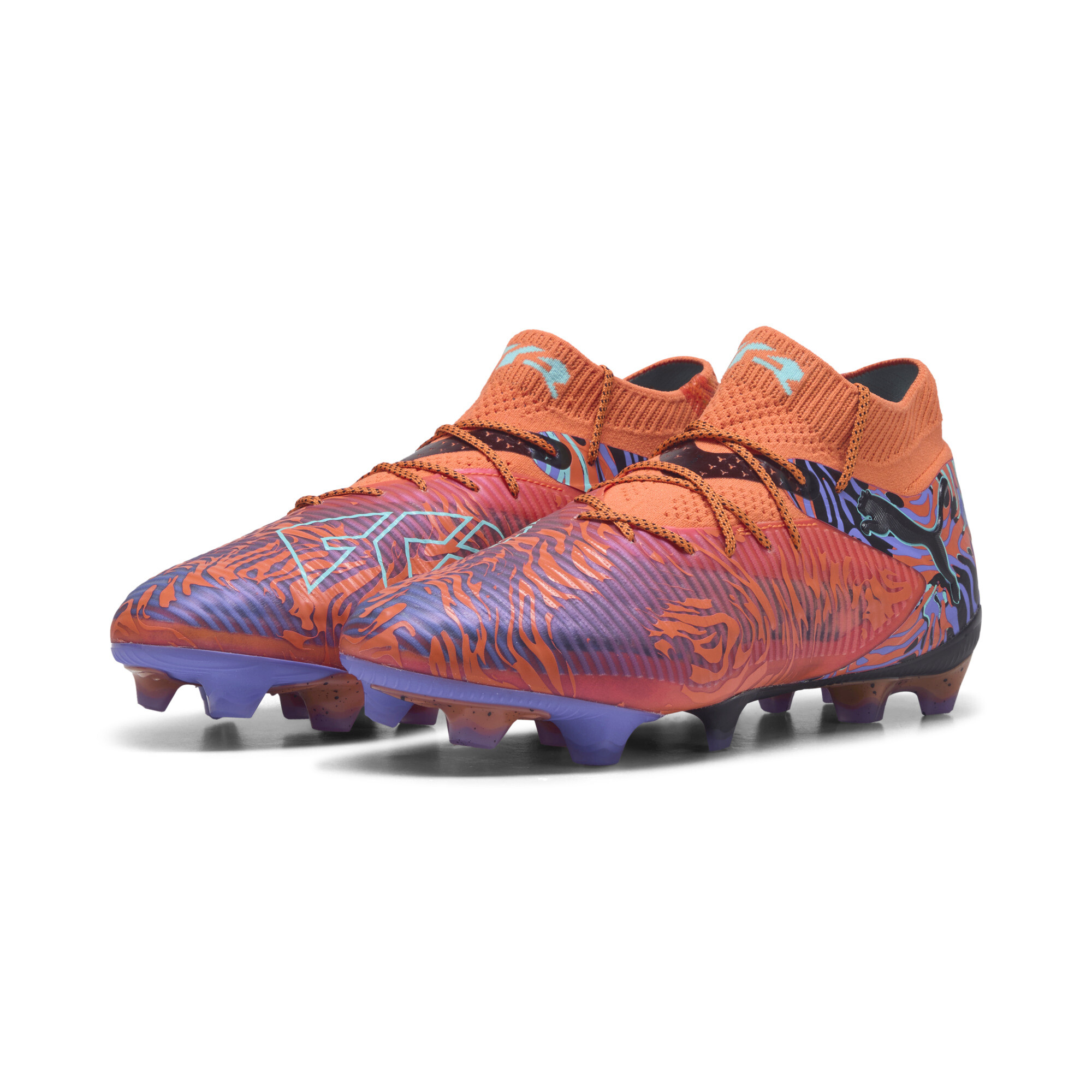 PUMA FUTURE 8 ULTIMATE CREATIVITY FG/AG uniseks voetbalschoenen, Oranje, Maat 38 thumbnail 7