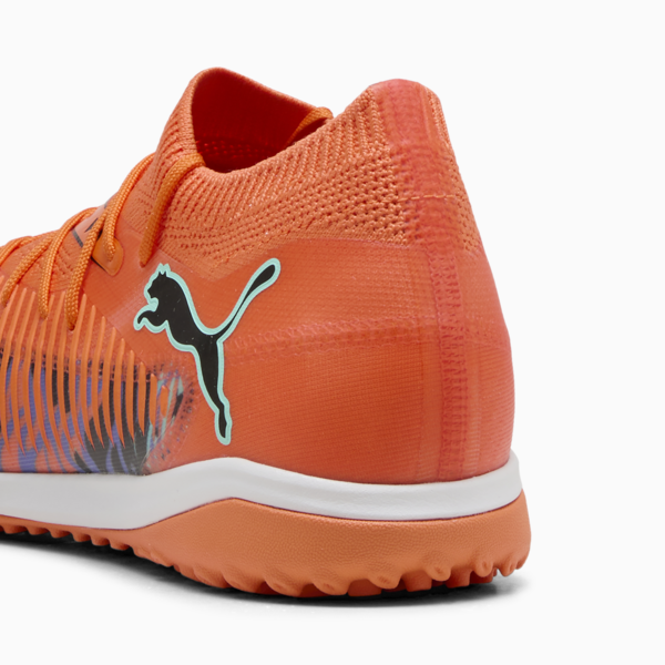 Tacos de fútbol FUTURE 8 MATCH CREATIVITY TT, Orange Poppy-PUMA Black-Dark Amethyst-Electric Peppermint, large-MEX