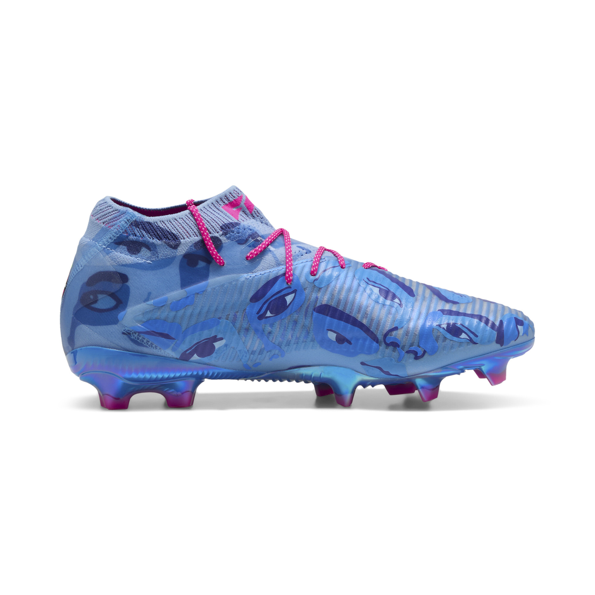 PUMA ULTRA 8 ULTIMATE x KIDSUPER FG uniseks voetbalschoenen, Blauw, Maat 45 thumbnail 3