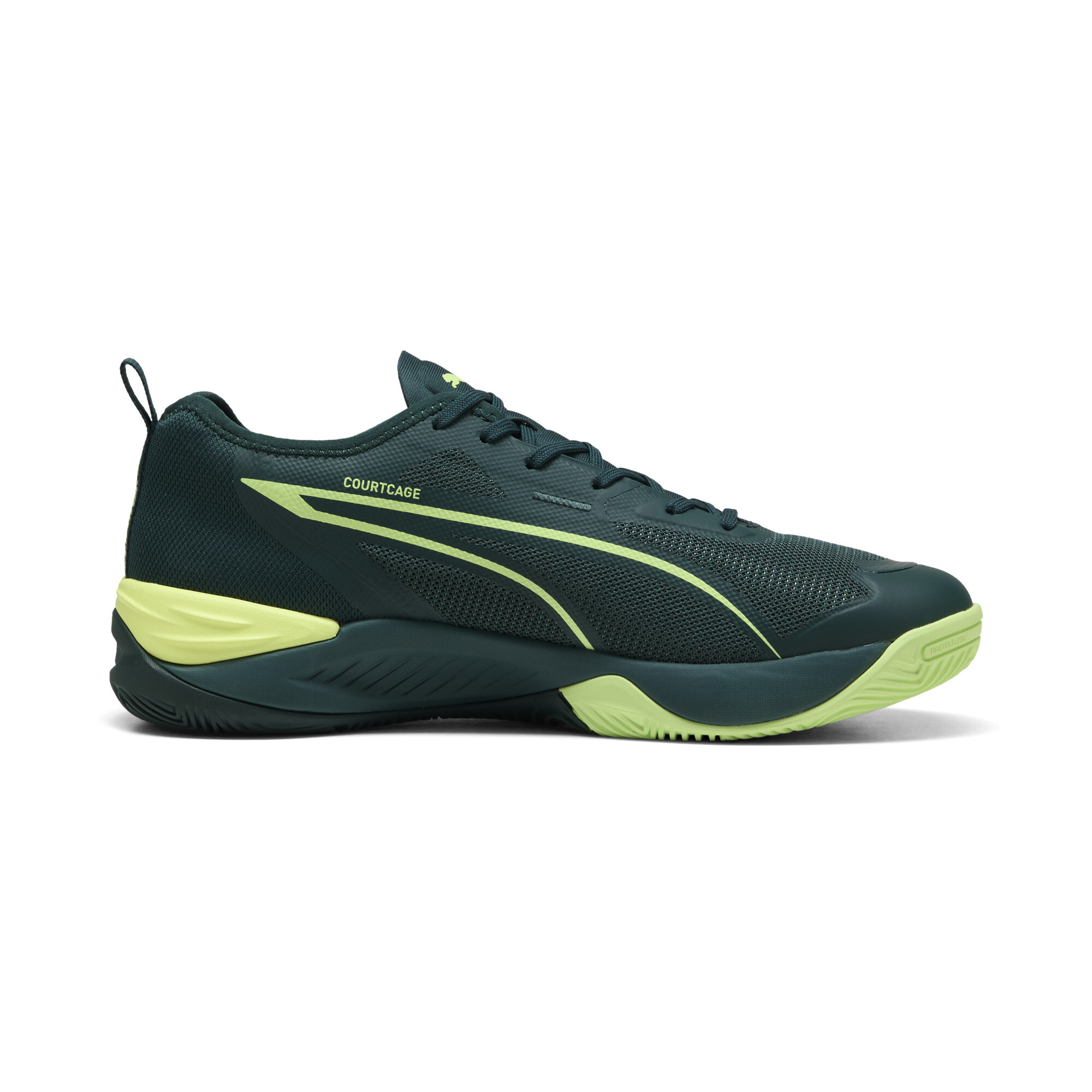 PUMA Eliminate NITROâ¢ SQD uniseks handbalschoenen, Groen, Maat 41 thumbnail 3