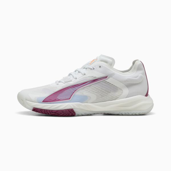 Accelerate NITRO™ SQD 4 Handball Shoes Women, PUMA White-Berry-Lilac Crush-Haute Tropic-Heat Fire, large-ZAF