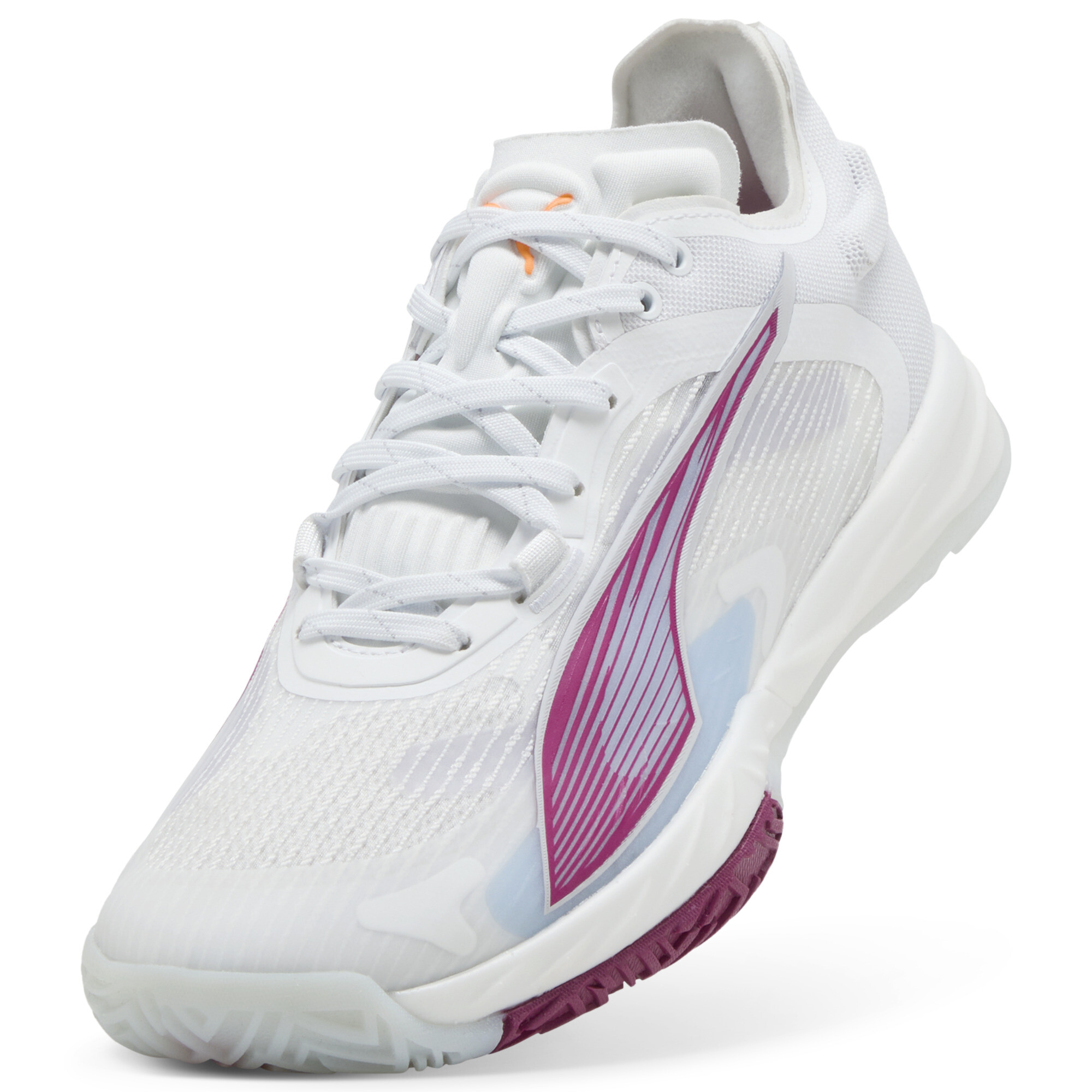 PUMA Accelerate NITROâ¢ SQD 4 handbalschoenen voor Dames, Wit, Maat 37 thumbnail 2