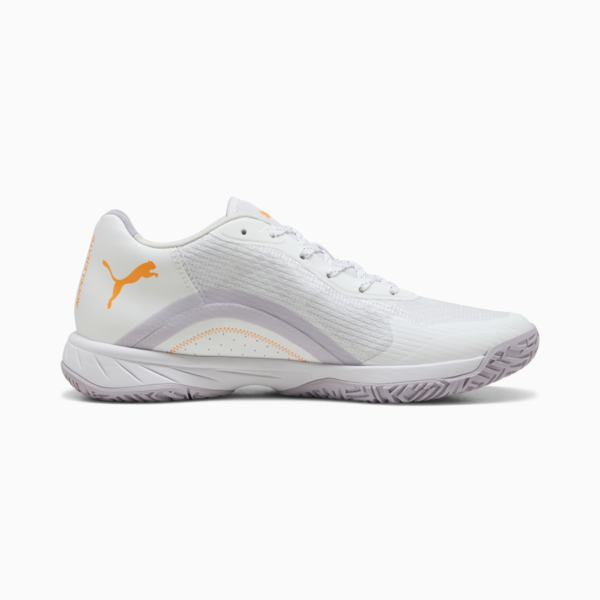 Accelerate Turbo 4 Handball Shoes Women, PUMA White-Berry-Lilac Crush-Heat Fire, large-ZAF