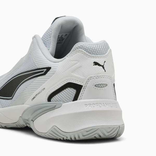 Solarstrike 4 Handball Shoes Men, PUMA White-PUMA Black-Silver Mist-Platinum Gray, large-ZAF