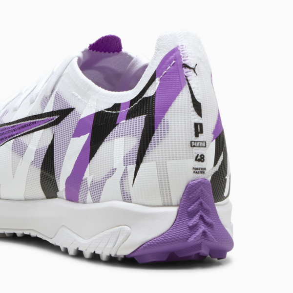 ULTRA 5 MATCH FOREVER TT Football Boots Unisex, PUMA White-Pure Magenta-Feather Gray-PUMA Black, large-MEX