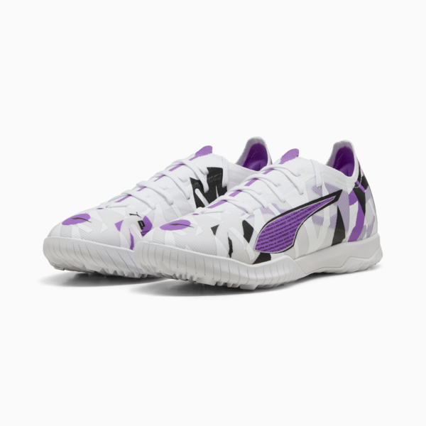 ULTRA 5 MATCH FOREVER TT Football Boots Unisex, PUMA White-Pure Magenta-Feather Gray-PUMA Black, large-MEX