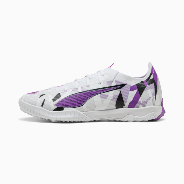 ULTRA 5 MATCH FOREVER TT Football Boots Unisex, PUMA White-Pure Magenta-Feather Gray-PUMA Black, large-MEX