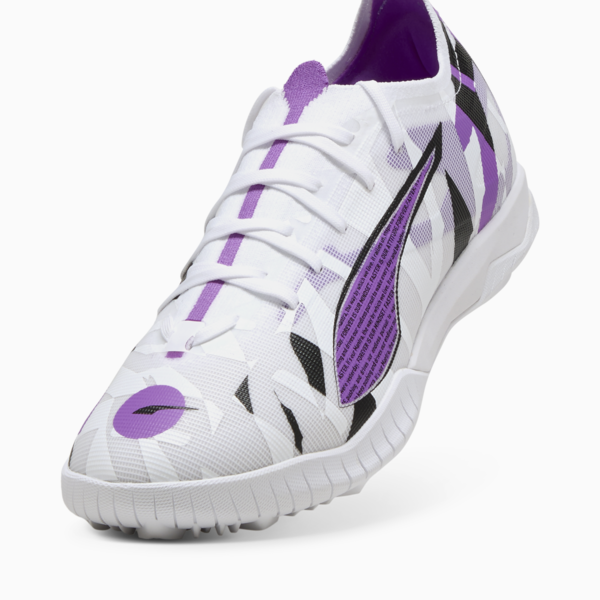 ULTRA 5 MATCH FOREVER TT Football Boots Unisex, PUMA White-Pure Magenta-Feather Gray-PUMA Black, large-MEX