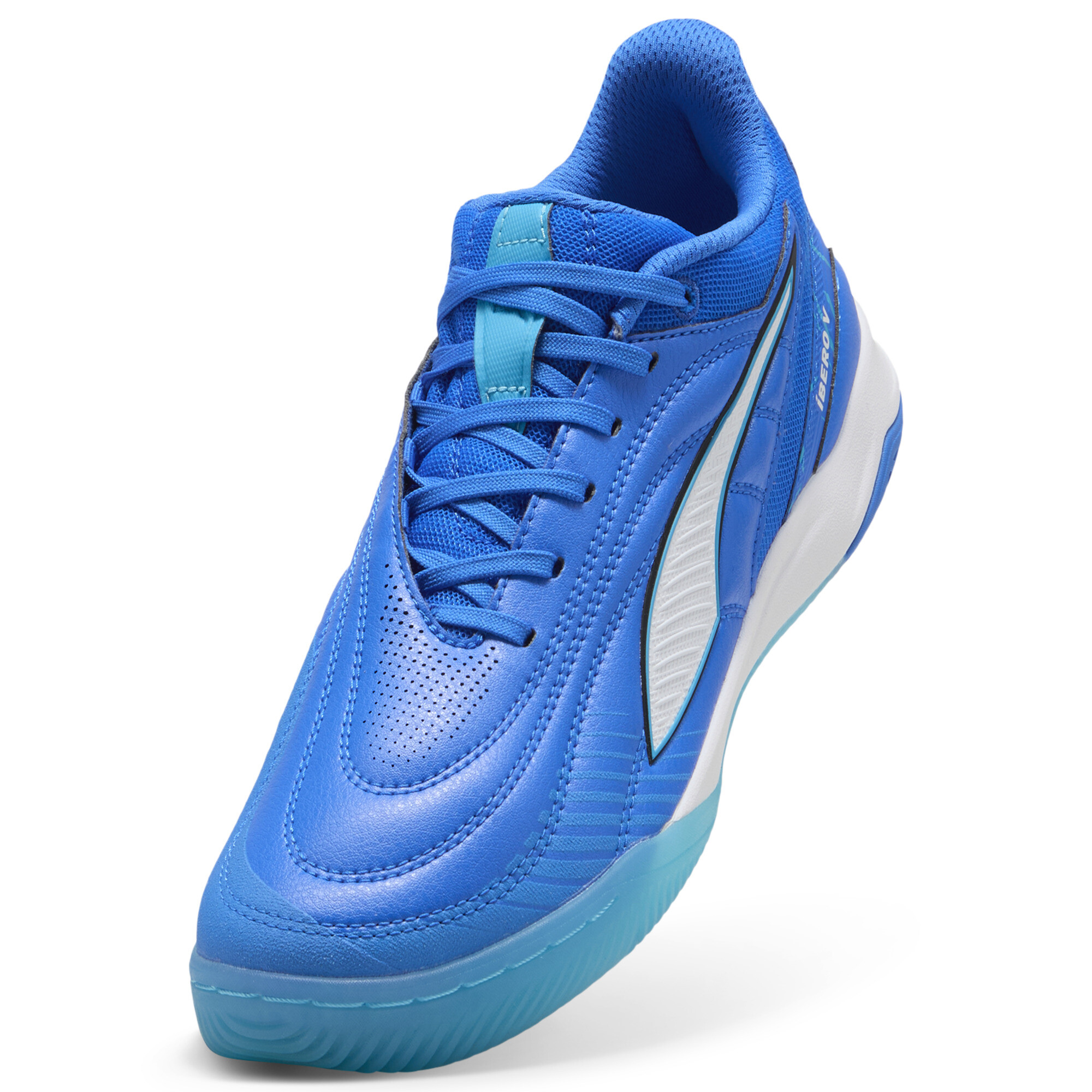 PUMA IBERO uniseks futsalschoenen, Blauw/Wit, Maat 47 thumbnail 2