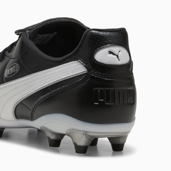 KING LIGA FG/AG Football Boots Unisex, PUMA Black-PUMA White-PUMA Silver, large-ZAF
